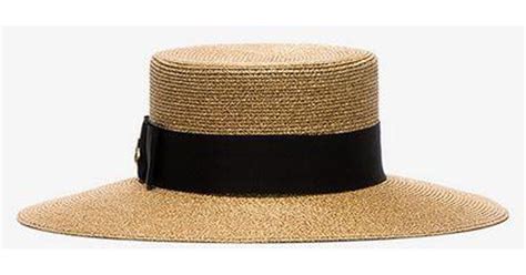 gucci denim sun hat|Gucci straw hat with bee.